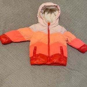 Cat & Jack Toddler Colorblock
Puffer Jacket girl